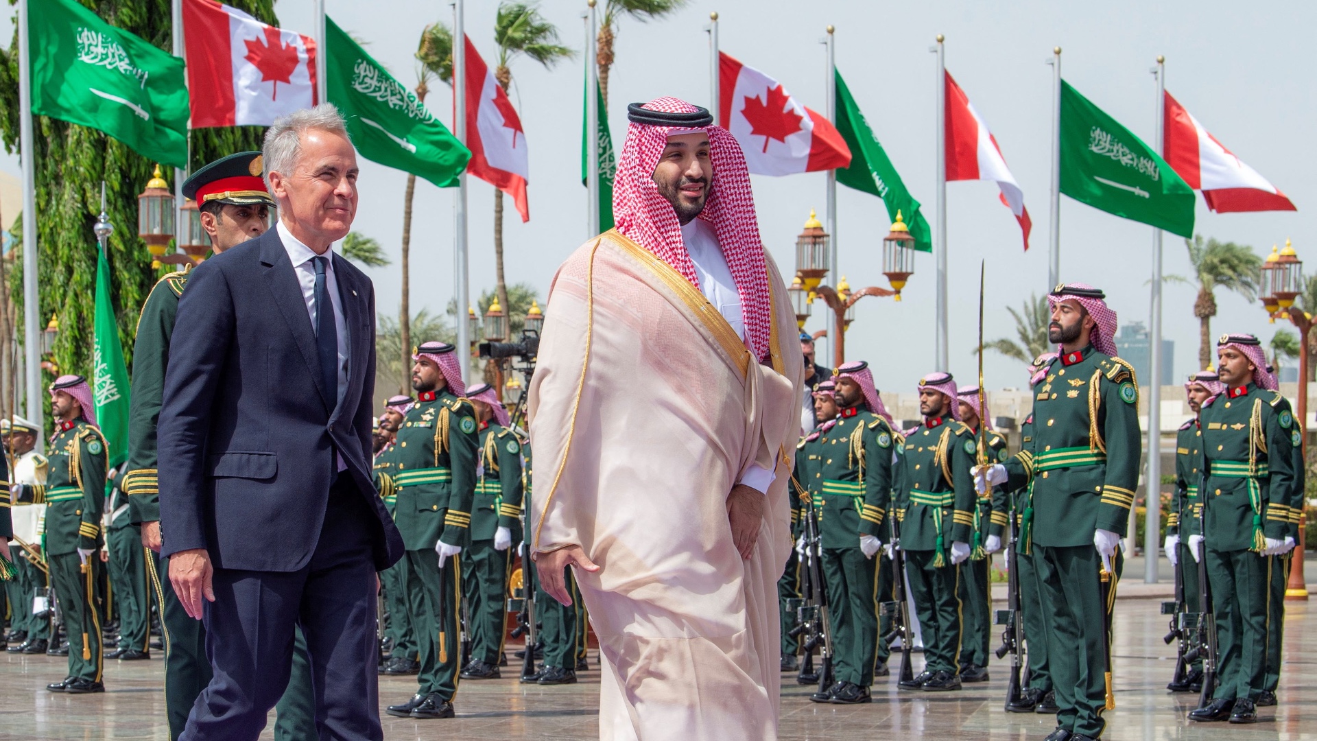'Shared ambitions': Canada, Saudi Arabia sign deals on defence, investment, and AI