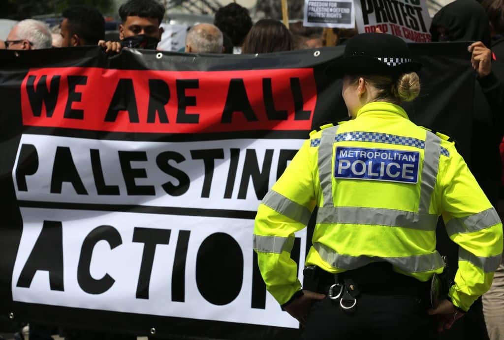 Palestine Action-linked 'Barclays Five' protesters are not terrorists, court rules